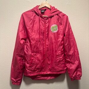 Santa Cruz Skateboards Rare Pink Color Lightweight Jacket